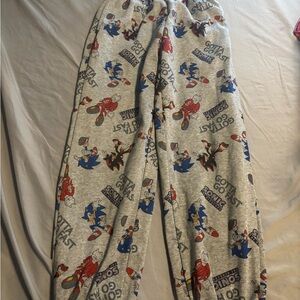 Sonic the Hedgehog Grey Kids' Graphic Joggers
